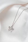 Flower Pendant Necklace – Anti-Tarnish Floral Chain