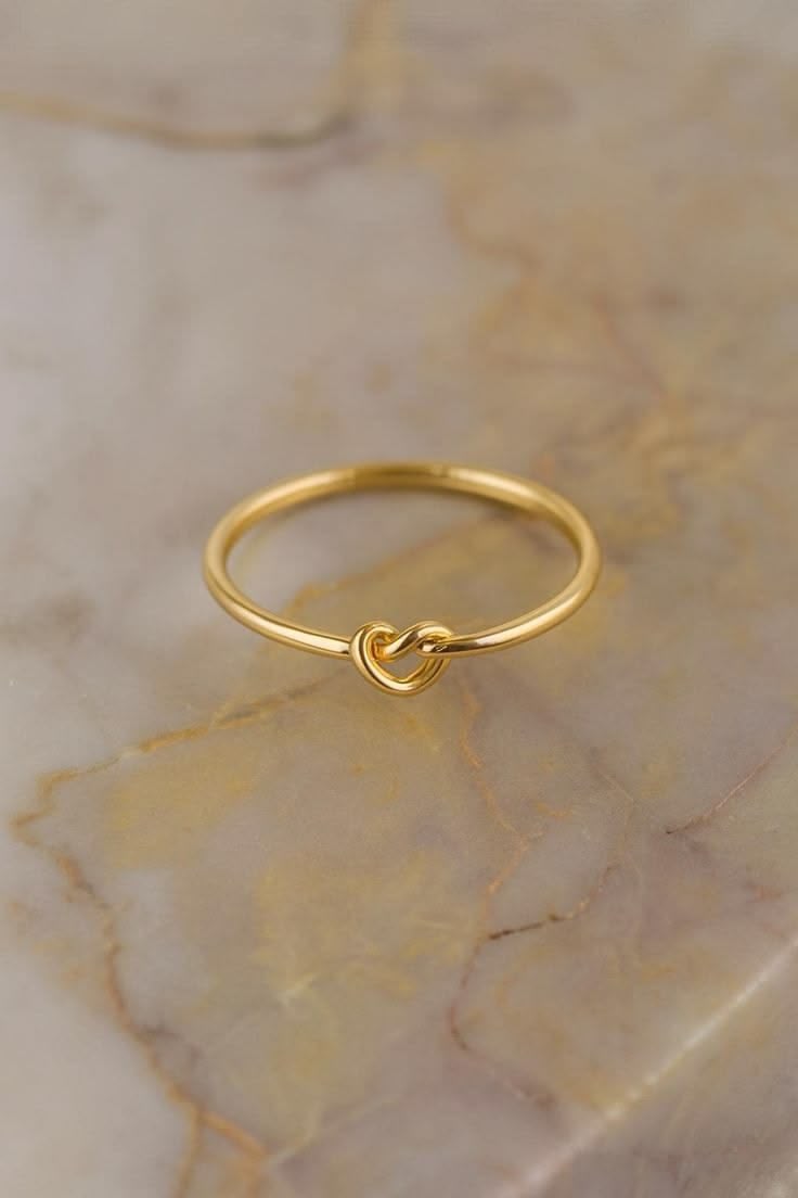 Knot Finger Ring – Anti-Tarnish Adjustable Ring