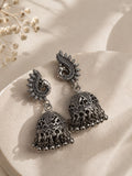 Antique Jhumka Earrings & Silver Oxidised Traditional Earrings